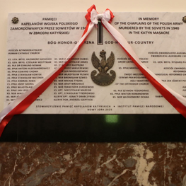 Nr 1, foto Z. KĘPA Polacy w kościele św. Stanisława Biskupa i Męczennika na Manhattanie upamiętnili kapelanów katyńskich,2025